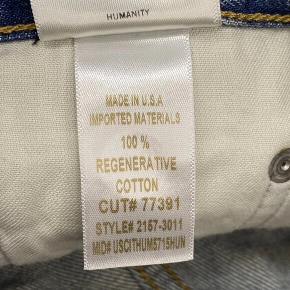 NEW CITIZENS OF HUMANITY Women’s Babylonia Relaxed Straight Jeans Blue Size 30 - Picture 2 of 12